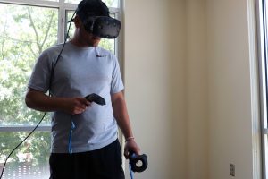 Two Summers student using virtual reality